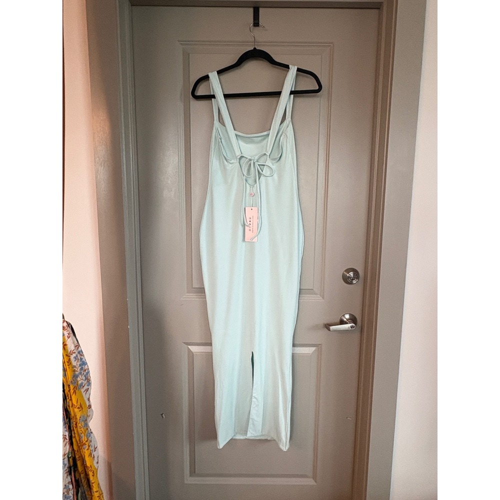 Oh Polly Mint Backless Maxi Dress US 10 NWT - Picture 7 of 8